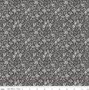 CWH Ink & Ivory Leaves - C16913-CHARCOAL - Cotton Fabric