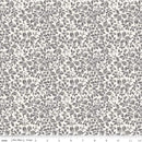 CWH Ink & Ivory Leaves - C16913-IVORY - Cotton Fabric