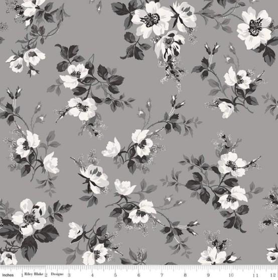 CWH Ink & Ivory Main - C16910-GRAY - Cotton Fabric