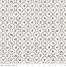 CWH Ink & Ivory Trellis - C16912-IVORY - Cotton Fabric