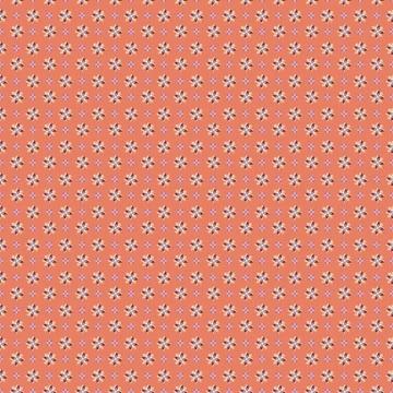 CWH Juju's Petals Calico - C16613-ORANGE - Cotton Fabric