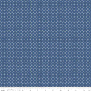 CWH Swiss Dot - C670-DENIM - Cotton Fabric