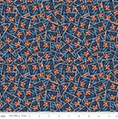 CWH Letters from Home Stamps - C15613-NAVY - Cotton Fabric