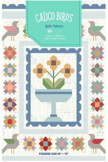 CWH Lori Holt Calico Birds Quilt Pattern - P120-CALICO