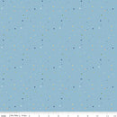 CWH Love You To The Moon Stars Blue - F18276-BLUE - Cotton Flannel Fabric