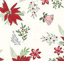 CWH Mistletoe & Holly 108" Floral - WB16409-CLOUD - Cotton Fabric