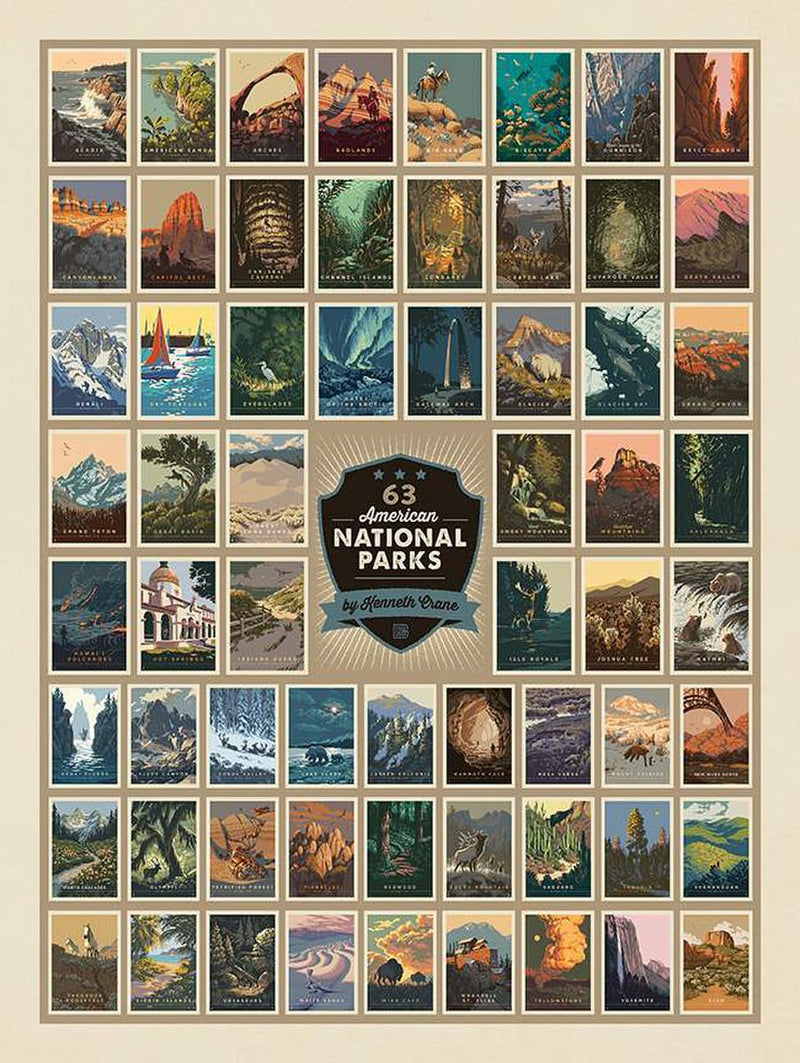 CWH National Parks Panel 54" x 72" - PD13303-PANEL - Cotton Fabric