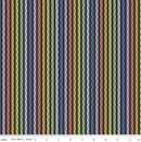 CWH New Box Of Crayons Stripe - C16512-BLACK - Cotton Fabric