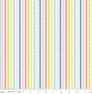 CWH New Box Of Crayons Stripe - C16512-CLOUD - Cotton Fabric