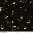 CWH Outer Space By NASA Constellations Glow In The Dark - GC15483-BLACK - Cotton Fabric
