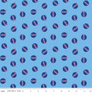 CWH Outer Space By NASA Logo Toss - C15484-SKY Sky - Cotton Fabric