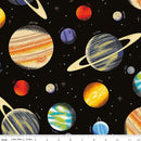 CWH Outer Space By NASA Main - CD15480-BLACK Black - Cotton Fabric