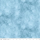 CWH Painter's Watercolor Swirl - C680-CORNFLOWER - Cotton Fabric