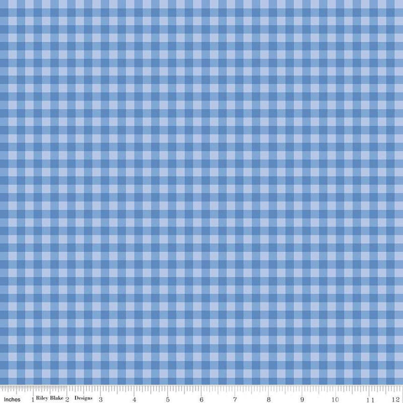 CWH Penelope Gingham - C16644-BLUE - Cotton Fabric
