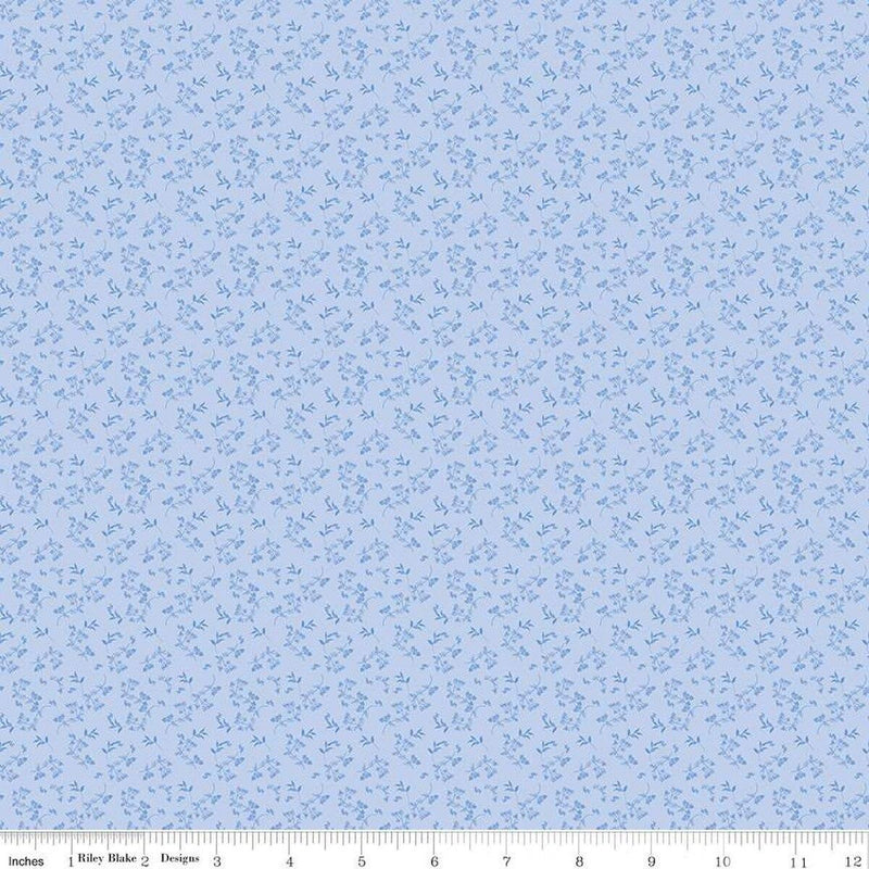 CWH Penelope Mini Stems - C16646-SKY - Cotton Fabric