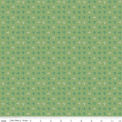 CWH Piece & Plenty - C15883-BASIL - Cotton Fabric