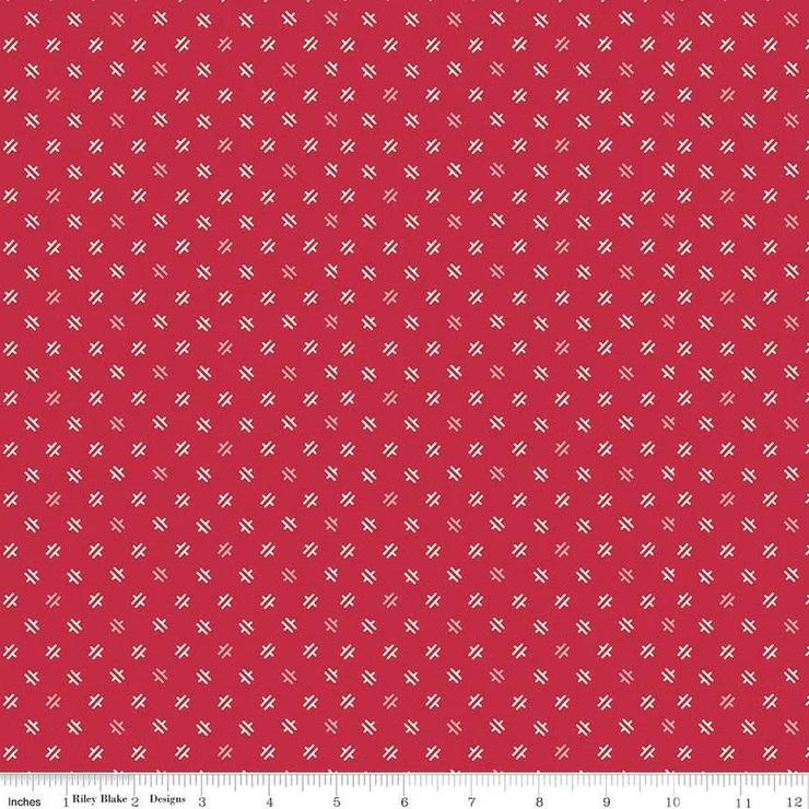 CWH Piece & Plenty - C15889-BERRY - Cotton Fabric