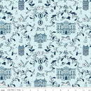 CWH Pride & Prejudice - C13770-BLUE - Cotton Fabric