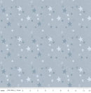 CWH Safari Stargazing Flannel Boy Stars- F15311-BLUE - Cotton Flannel Fabric