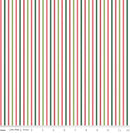CWH Seasonal Basics Ticking Stripe - C775-CHRISTMAS - Cotton Fabric