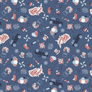 CWH Stars And Stripes Forever Main - C15710-BLUE - Cotton Fabric