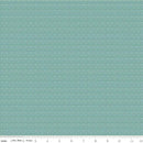 CWH Stitcher's Flannel Railroad Stripe - F15554-TEAL - Cotton Flannel Fabric