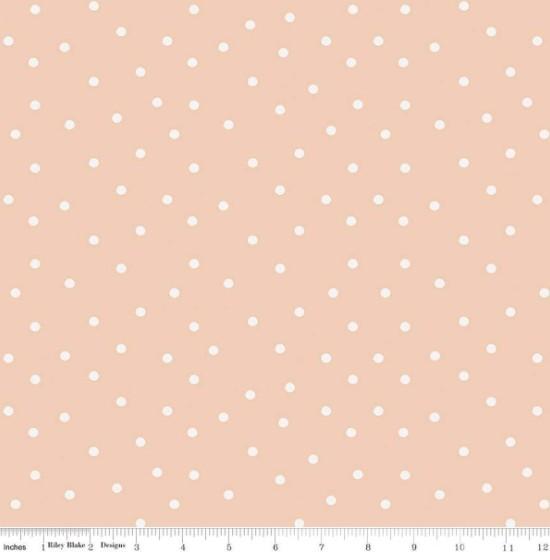 CWH Sunflower Whispers Dots - C16673-BLUSH - Cotton Fabric