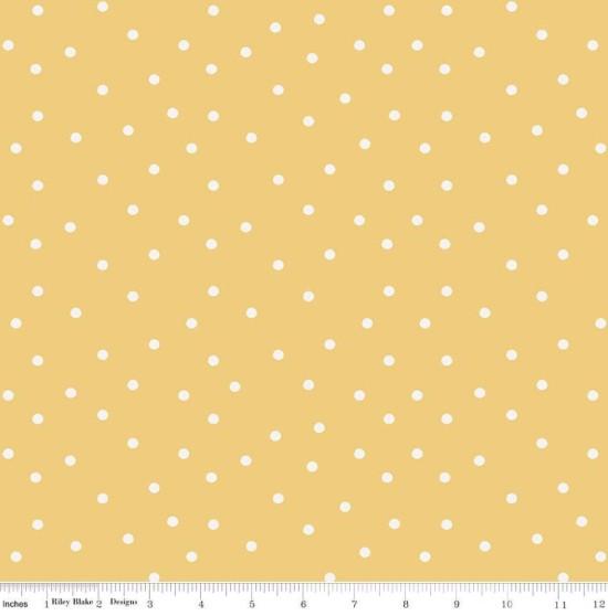 CWH Sunflower Whispers Dots - C16673-YELLOW - Cotton Fabric
