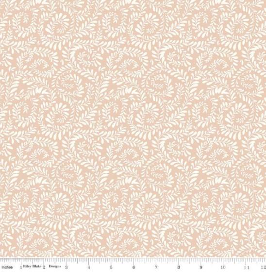 CWH Sunflower Whispers Ferns - C16672-BLUSH - Cotton Fabric