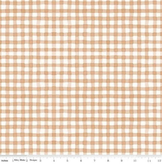 CWH Sunflower Whispers Gingham - C16674-BLUSH - Cotton Fabric