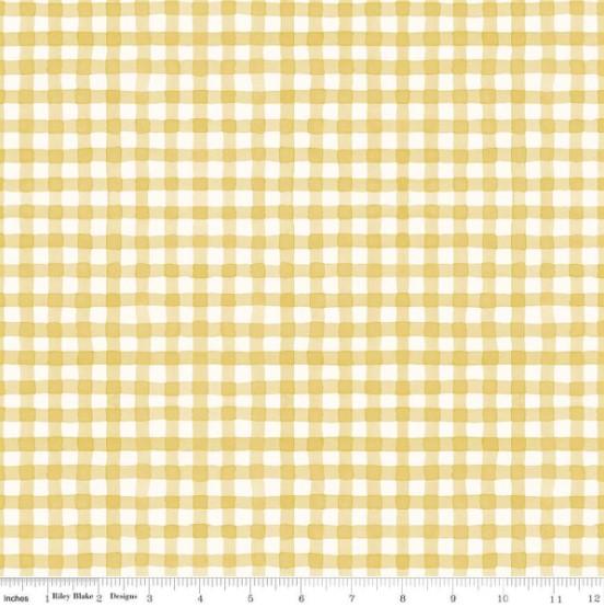 CWH Sunflower Whispers Gingham - C16674-YELLOW - Cotton Fabric