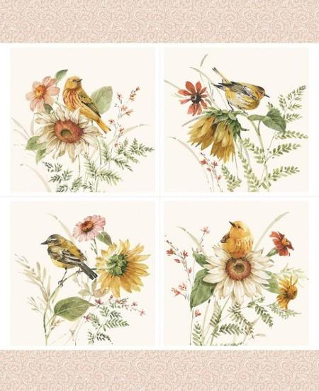 CWH Sunflower Whispers Panel - PD16675-PANEL - Cotton Fabric