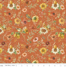 CWH Sunflower Whispers Prairie - CD16671-PUMPKIN - Cotton Fabric