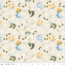 CWH Sunshine &  Dandelions Shoes - C17921-CREAM - Cotton Fabric