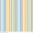 CWH Sunshine &  Dandelions Stripes - C17924-MULTI - Cotton Fabric