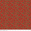 CWH Tangled Garden Leaves - C18024-RED - Cotton Fabric