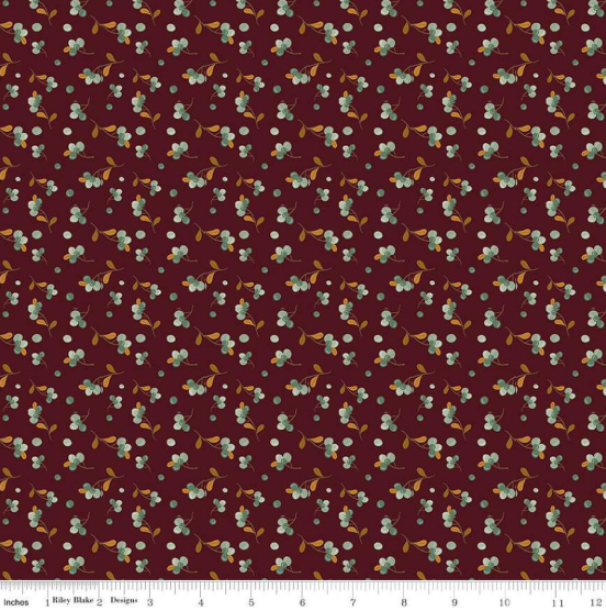 CWH The Awe Of Autumn Bittersweet - C16195-MAHOGANY - Cotton Fabric