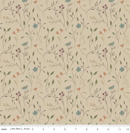 CWH Threads Of Grace Main - C16820-TAUPE - Cotton Fabric