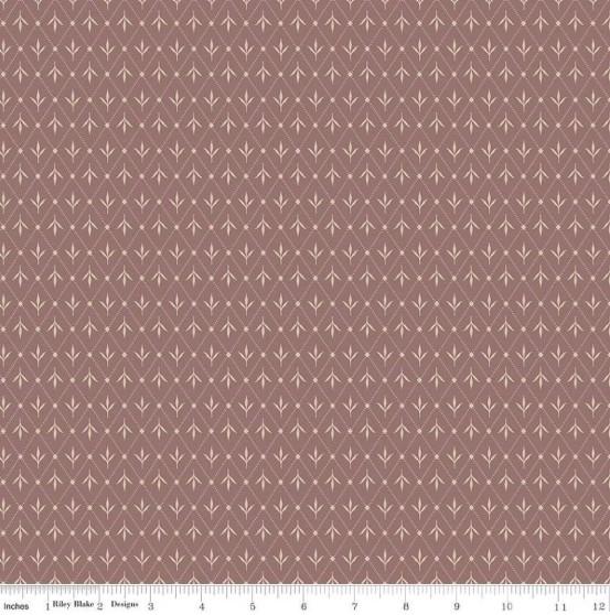 CWH Threads Of Grace Snow Ivy - C16824-MARSALA - Cotton Fabric