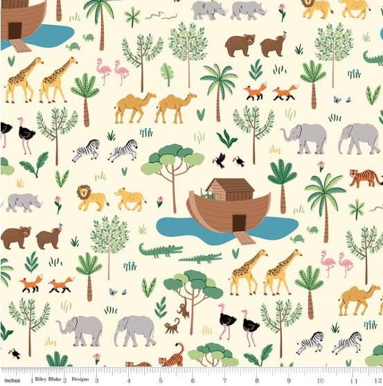 CWH Two by Two - C16680-CREAM - Cotton Fabric