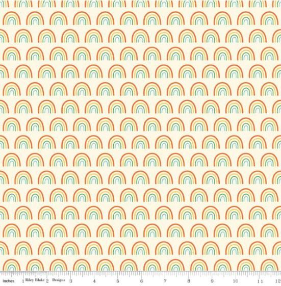 CWH Two by Two Chasing Rainbows - C16684-MULTI - Cotton Fabric