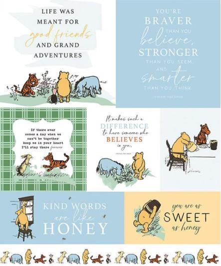 CWH Winnie The Pooh Panel - P17006-PANEL - Cotton Fabric