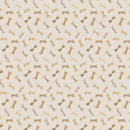 CWRK Best Friends Digital Bones - Y4285-61 Light Taupe - Cotton Fabric