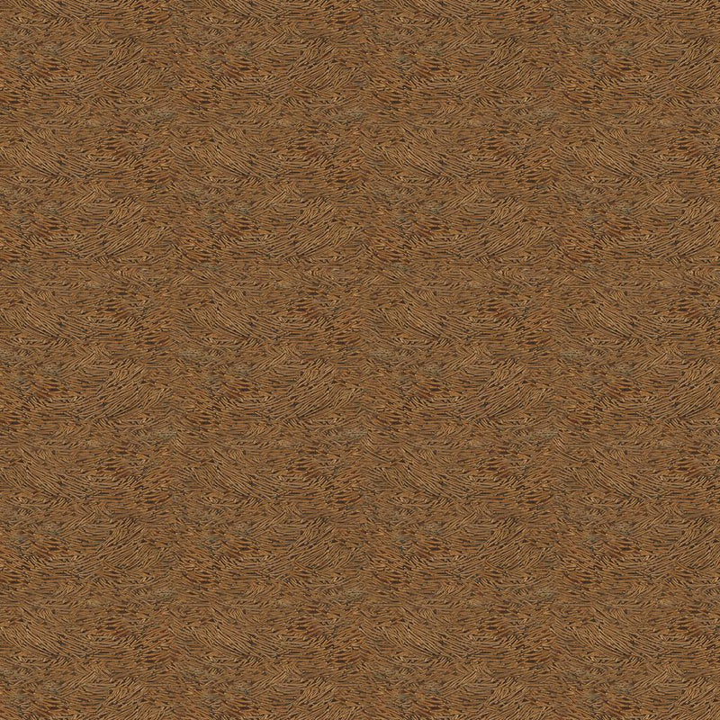 CWRK Bird Song Digital Nest Texture - Y4517-66 Dark Caramel - Cotton Fabric