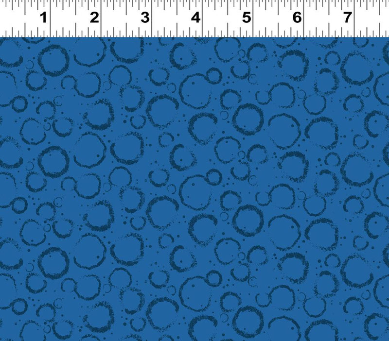 CWRK Blast Off! Moonscape - Y4391-90 Blue - Cotton Fabric