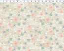 CWRK Coral Reef Digital Shells - Y4380-12 Khaki - Cotton Fabric