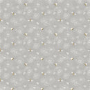 CWRK Daisy Field Digital Floral Sketch - Y4396-6 Gray - Cotton Fabric