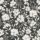 CWRK Evermore Large Floral - Y4193-3 Black - Cotton Fabric