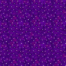 CWRK Fantasticats Digital Hollow Dots - Y4347-27 Purple - Cotton Fabric