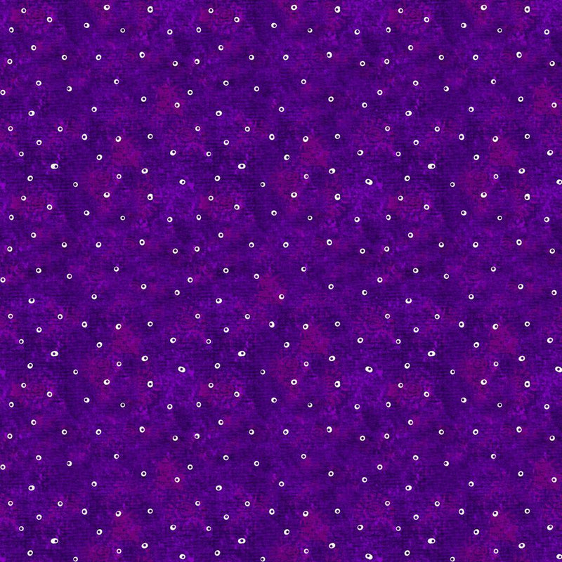 CWRK Fantasticats Digital Hollow Dots - Y4347-27 Purple - Cotton Fabric